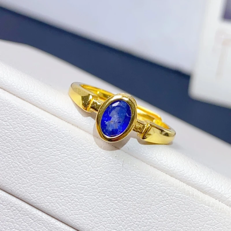 

Natural Sapphire Rings for women silver 925 jewelry luxury gem stones 18k gold plated free shiping items