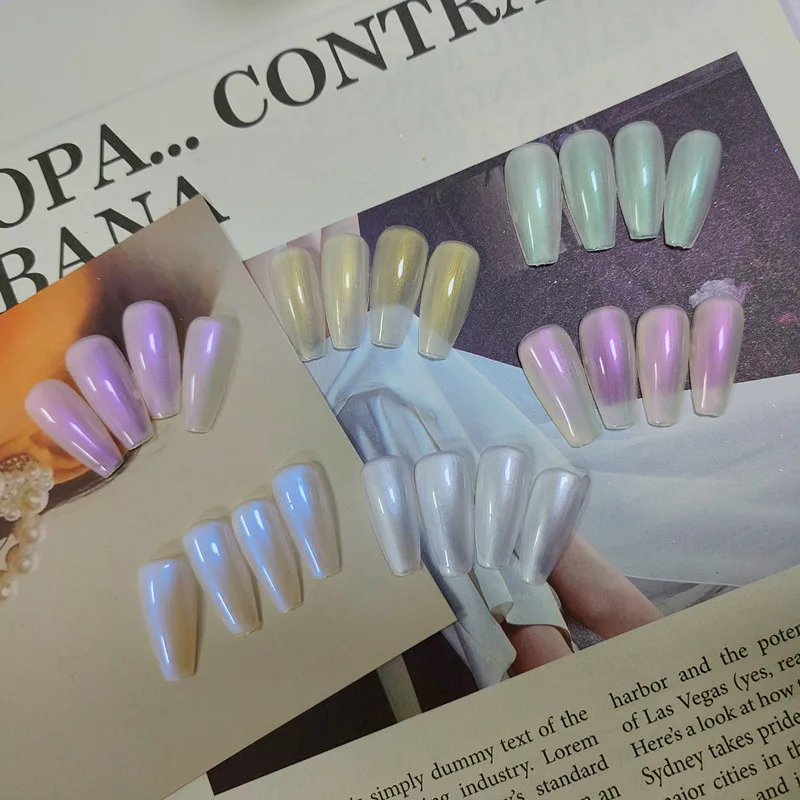 White Symphony Pearl Mica Powder Car Mermaid Paint Color Cosmetics Eyeshadow Soap Dye Pigment Polarized Violet Nail Glitter Dust nail powder nail glitter nail pigment mica powder