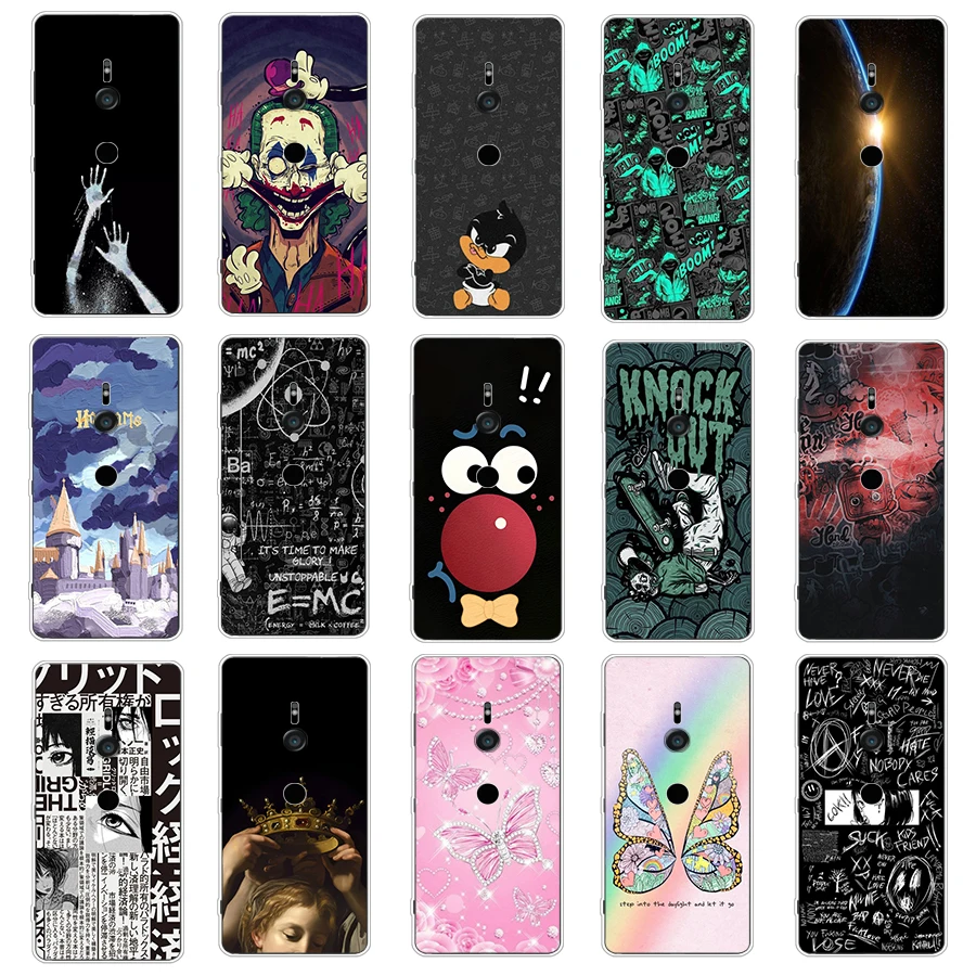 3 Per Sony Xz/Xzs/Xz1/Xperia Z3/Xperia L1 Custodia Tpu Custodia Protettiva In Silicone Morbido