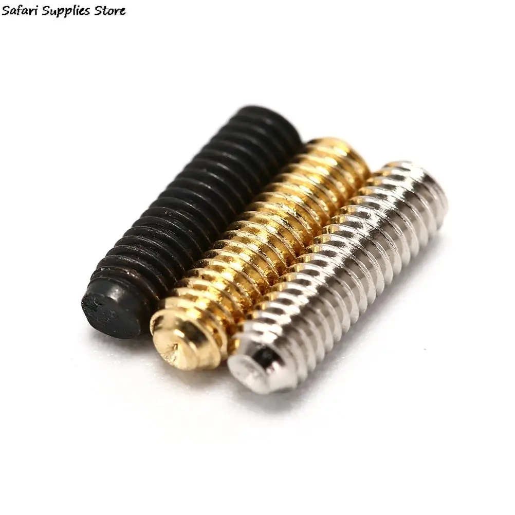 12PCS/PACK Electric Bass Guitar Bridge Saddles Hexagon Screws tremolo electric guitar bass Tremolo Bridge Hex Screws