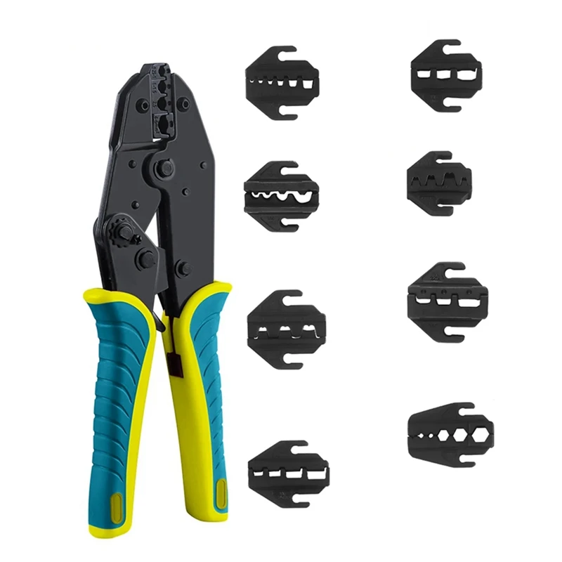 

Crimping Pliers Clamp Tools Cap/Coaxial Cable Terminals Kit 9Inch 40J Multi Functional Carbon Steel Hand Tool Durable