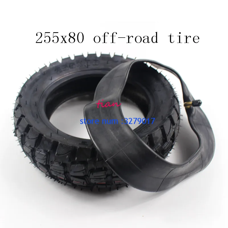 10x3.0 255x80 80/65-6 10-inch Off Road City Pneumatic Tire for Electric Scooter Speedual Grace Zero 10X