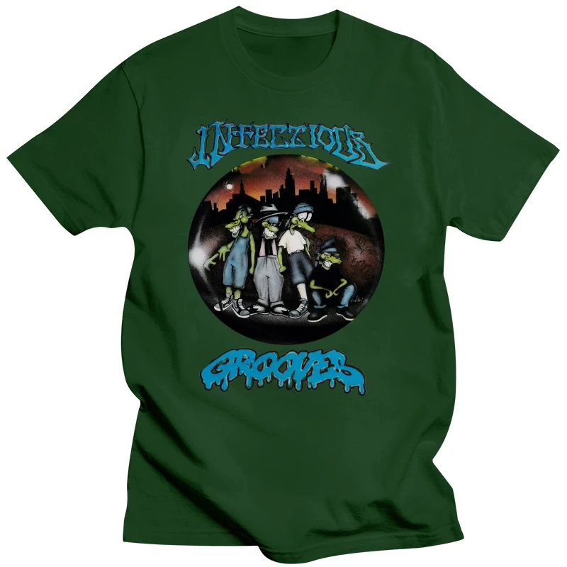 VINTAGE INFECTIOUS GROOVES Shirt SUICIDAL TENDENCIES MIKE MUIR Hipster Tees Summer Mens T Shirt