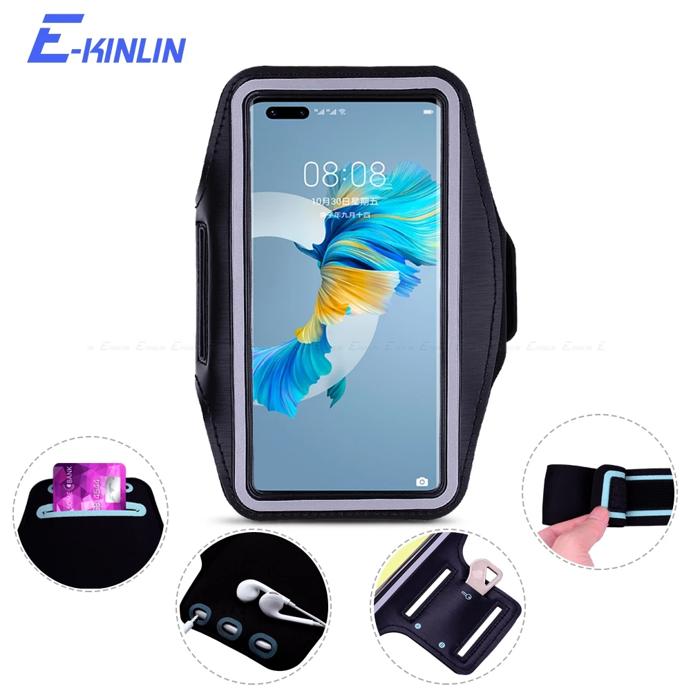 Gym Running Sports Workout Armband Phone Case Cover For Huawei Mate 20 X 