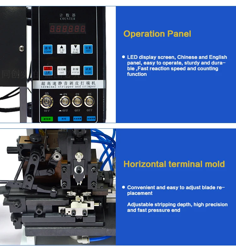 Semi-Automatic Wire Crimping Machine - Molex, JST & Multicore Cable Crimp Tool