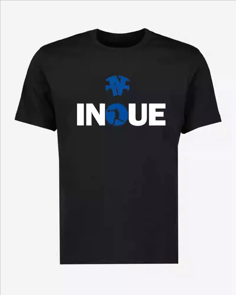 Inoue Naoya Men Boxing Champion May 7 Fulton Battle Memorial Short Sleeve Pure Cotton T-Shirt