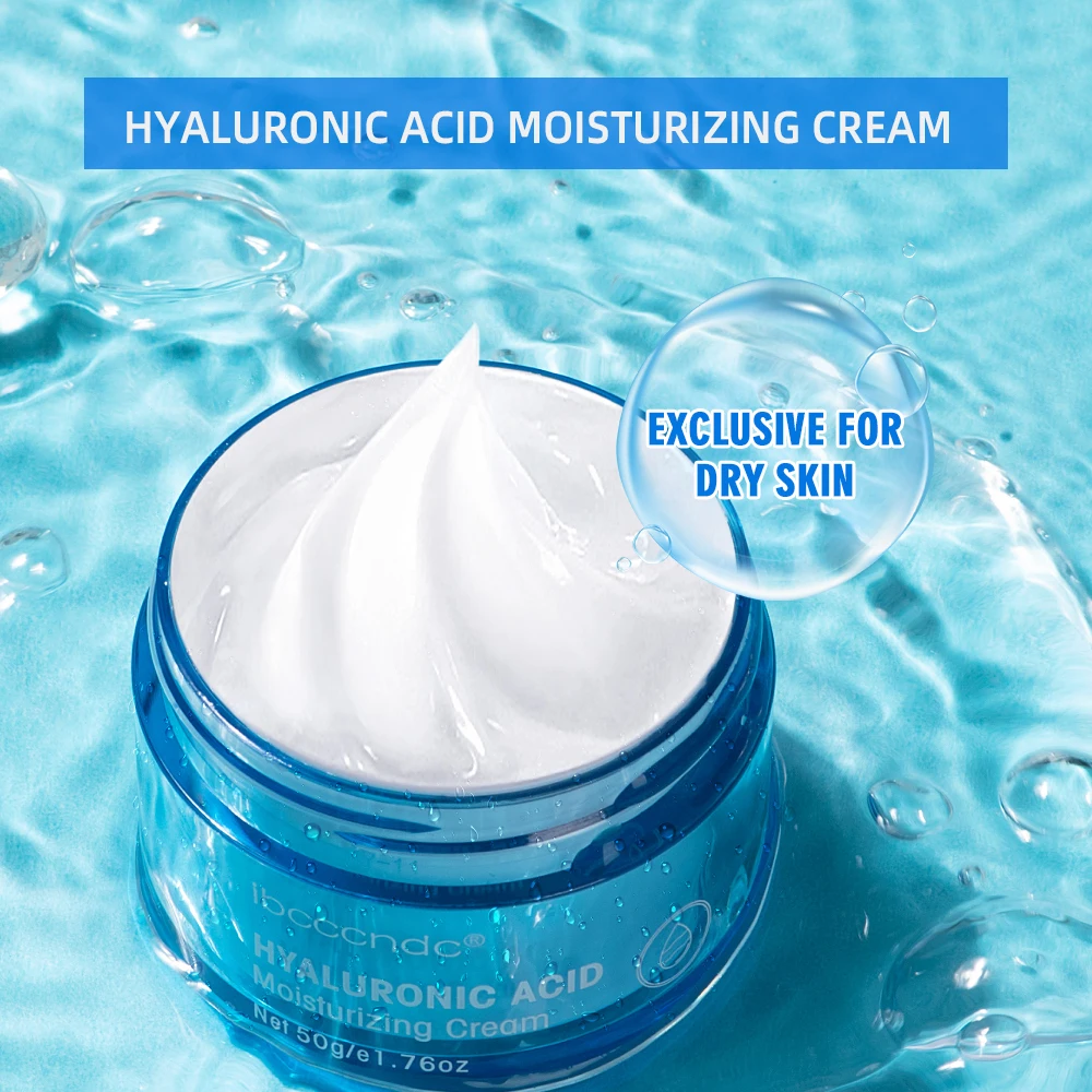 

Hyaluronic Acid Hydrating Water Gel Daily Face Moisturizer for Dry Skin Moisturizing Facial Cream Improve Dryness 50g