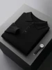 Men's Lapel Knit Pullover 100% Pure Wool Sweater Large Size Spring Autumn Winter Warm Tops Youth Casual Polo Collar T-shirt