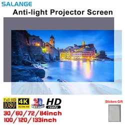 High - Definition Brighten Foldable Home Theater Projection Screen Reflective Cloth - 72 inch