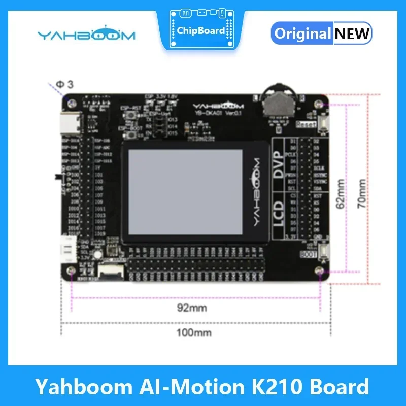 Yahboom AI-Motion   ŰƮ, ӽ , RISC-V  ν ī޶ , K210