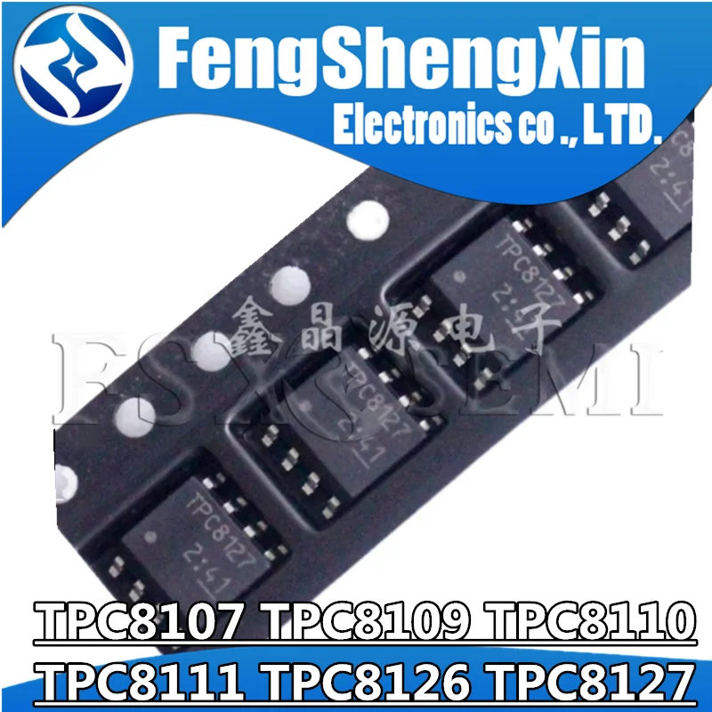 10pcs/lot Tpc8107 Sop-8 Field Effect Transistor Silicon P Channel Mos ...