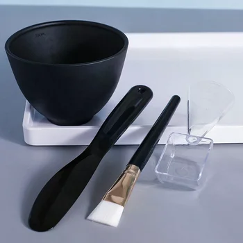 2/3/4/5 pezzi set per trucco viso per maschera ciotola per miscelazione ragazze kit di strumenti per la cura della pelle del viso forniture di bellezza per le donne