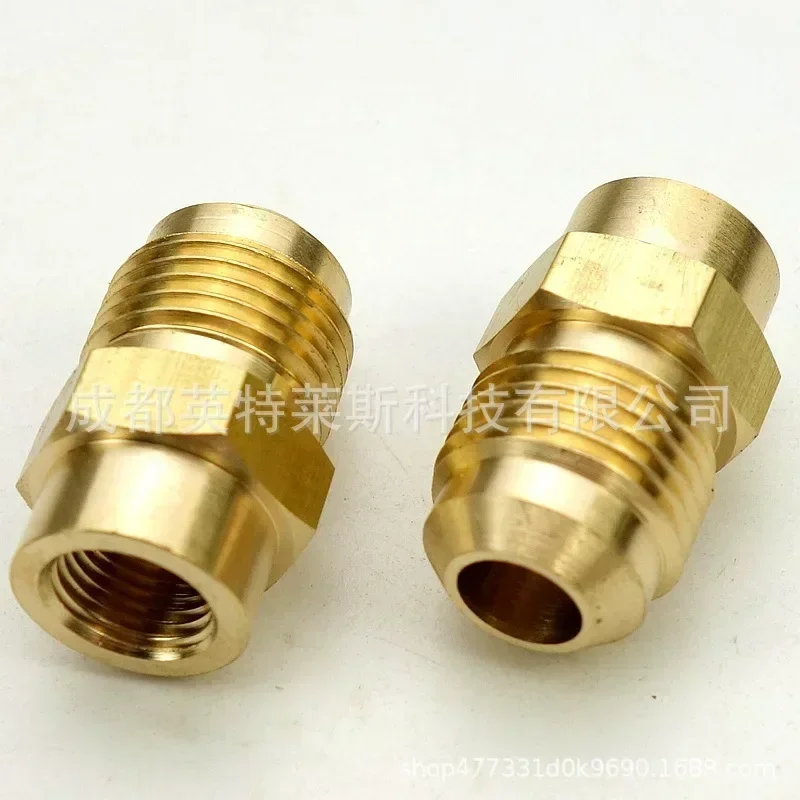 eMagTech 4 Pezzi Da 1/2 Pollice Femmina A 1/4 Pollice Maschio BSP Adattatori Di Conversione Per Tubi Filettati In Ottone Esagonale Bush Raccordo Per Tubi Per Aria Acqua Gas Olio Combustibile