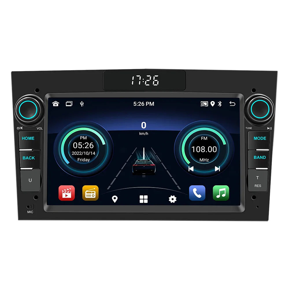 For Opel Carplay Radio WiFi RDS Stereo Vectra C Zafira B Corsa D C Astra H G J Meriva Vivaro Multimedia