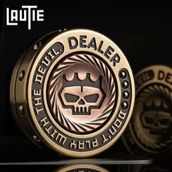 LAUTIE EDC BIG Dealer Coin 2099 Series Poker Fidget Spinner Fingertip Gyro Antistress Fidget Toys