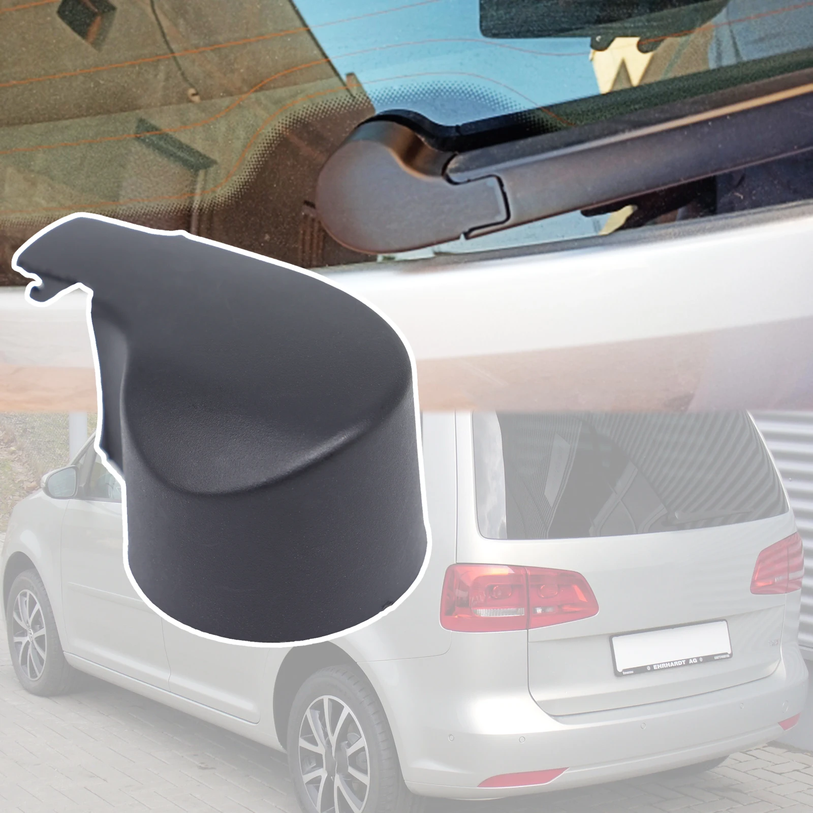 Per Vw Caddy 3 2K T-Cross C11 T-Roc A11 Golf 6 7 5K Polo 5 6R 6C Touareg Cr Touran 1 T 5T Braccio Tergicristallo Posteriore Lama Rocker Bolt Cap