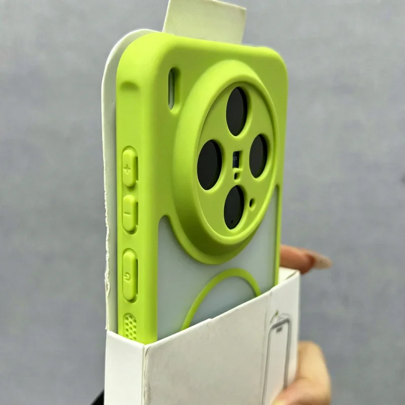 Luxury Fluorescent Magnetic Case with Heat Dissipation and Wireless Charging Compatibility
