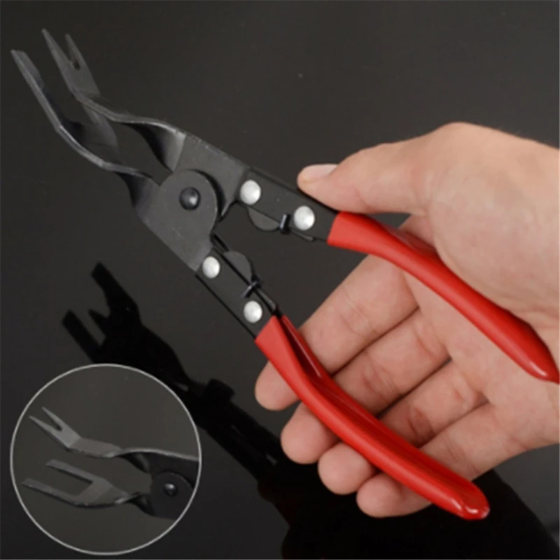 

Automobile Headlight Installation Tool Under Pressure Type Plastic Buckle Removal Pliers + Plastic Buckle Screwdriver