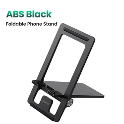 Aluminum Desk Phone and Tablet Holder - UGREEN Phone Stand (ABS Black)