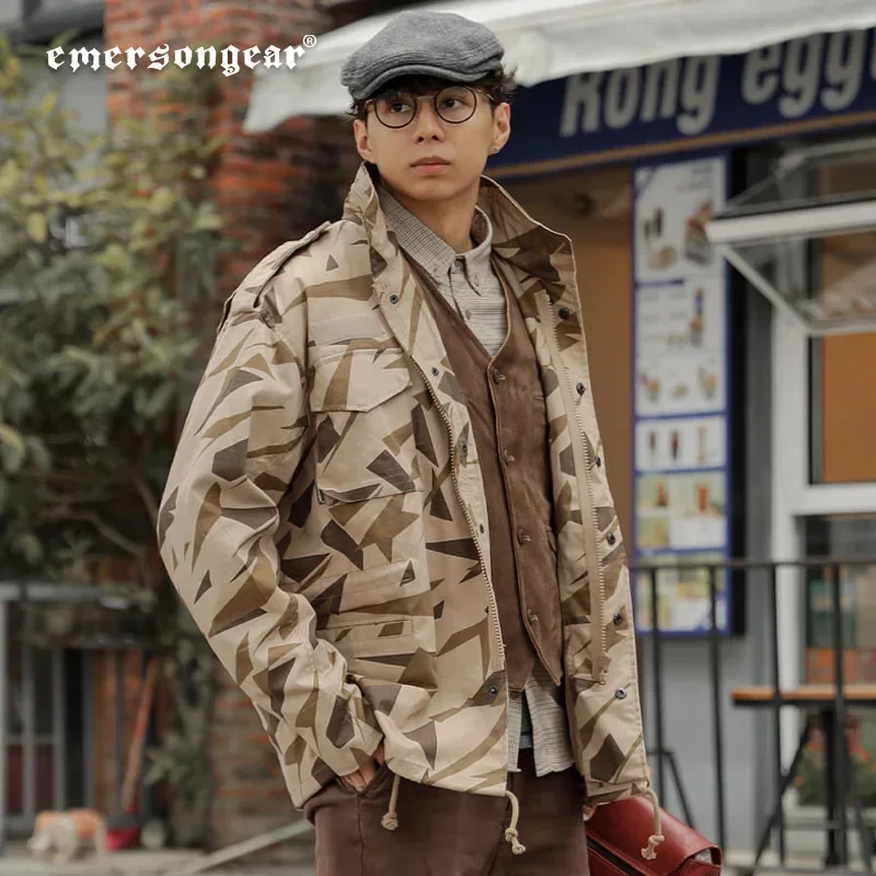 Emersongear Tactical For M65 Coat Multi-Pocket Trench Coat Ergonomics Jacket Warm Hunting Camping Outdoor Hiking DCC EM9654