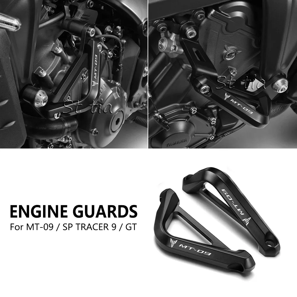 MT09 오토바이 엔진 보호 바 가드 프레임 슬라이더 야마하 MT 09 SP 추적기 900 9 GT 2021 2022