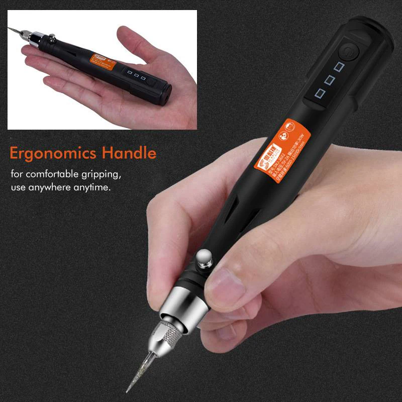 15000rpm USB Engraving Pen Mini Electric Grinder Drill Rotary tool Kit  Adjustable 3 Speed Grinding Machine For Dremel Tool - AliExpress