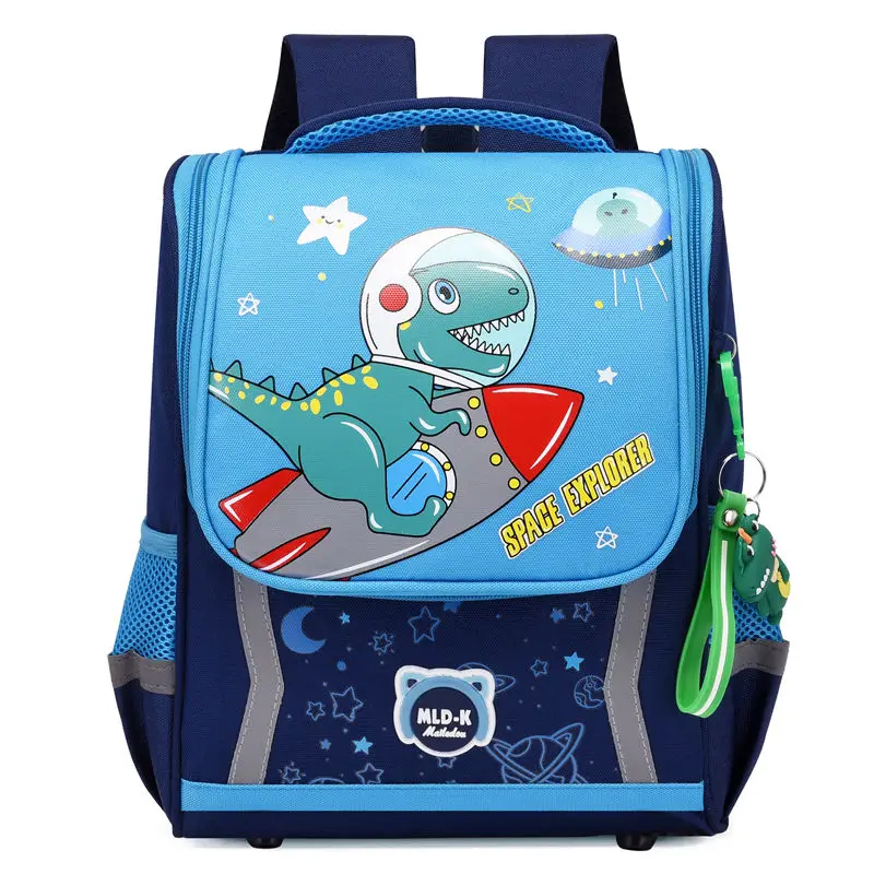 

Super Cool Anime Dinosaur Schoolbag Cartoon Pupil Primary School Student Backpacks Children Waterproof Satchel Kindergarten Bag