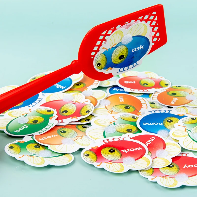 Early Education Fly Swatter Toy Cognitive Alphabet English Enlightenment Concentration Reaction Parent-child Interaction Toys 4