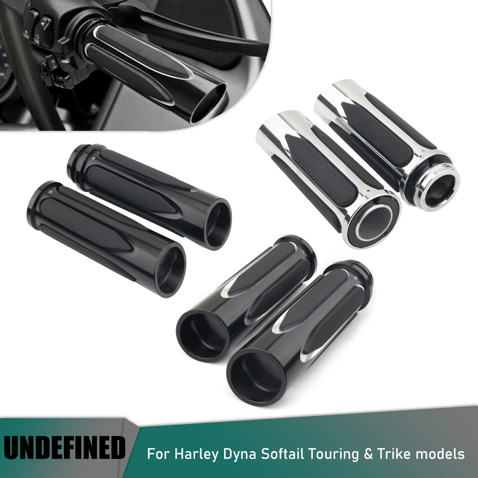 

Ручки для мотоцикла, удобные алюминиевые электронные рукоятки дроссельной заслонки с ЧПУ для Harley Dyna Touring FLHR