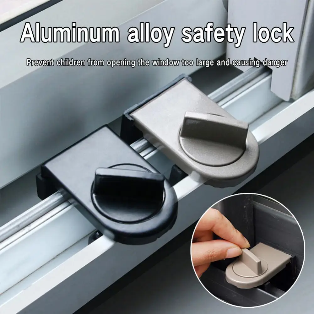 Reliable Sliding Door Easy To Install Home Security Must-have Aluminum Alloy Versatile Adjustable Security Door Lock Universal