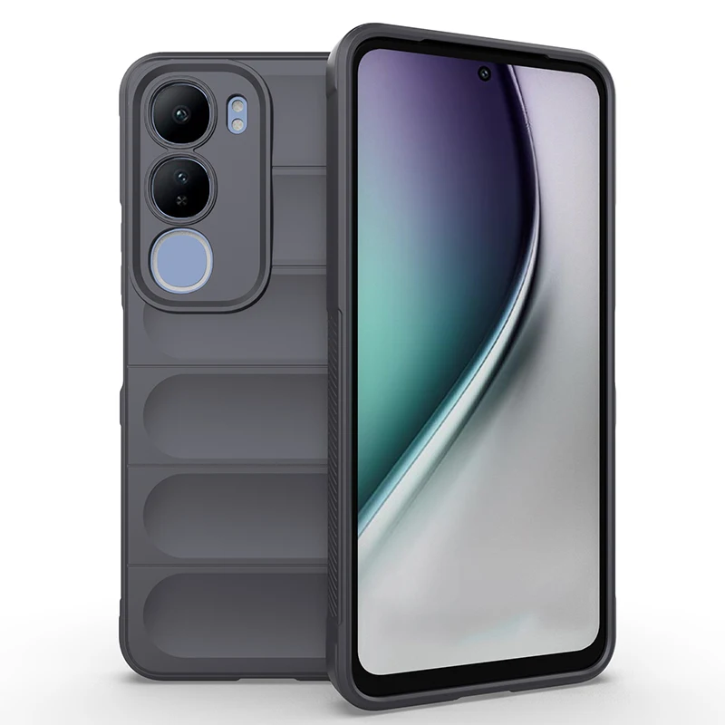 Enhanced Shockproof Rubber Silicone Protective Bumper Case for Vivo Y29 and Y19s (6.68 inch)