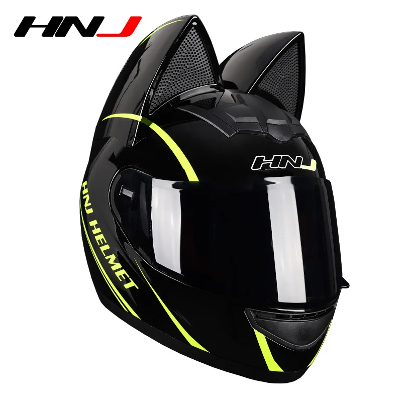 Orecchie Da Gatto Per Casco Moto - 2 Paia Rosa E Nero, Adesive, Per Caschi Curvi - Foto 8
