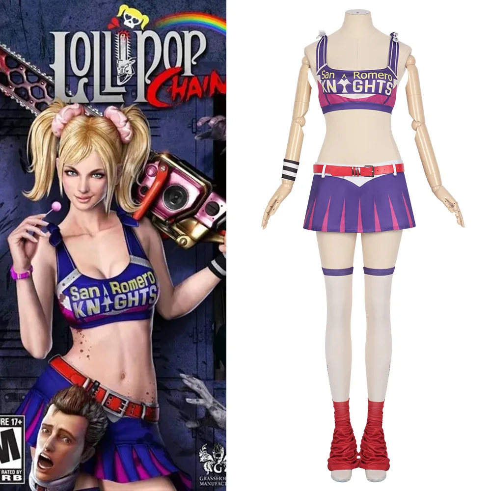  Source Animation Cosplay Costume for Lollipop Chainsaw