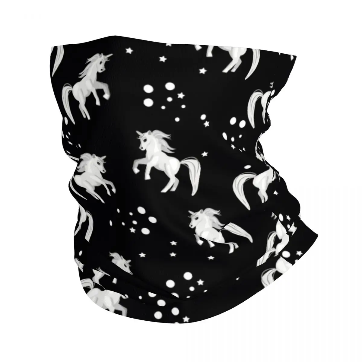 

Colorful Unicorn Animal Bandana Neck Gaiter Printed Balaclavas Magic Scarf Warm Headwear Riding for Men Women Adult All Season