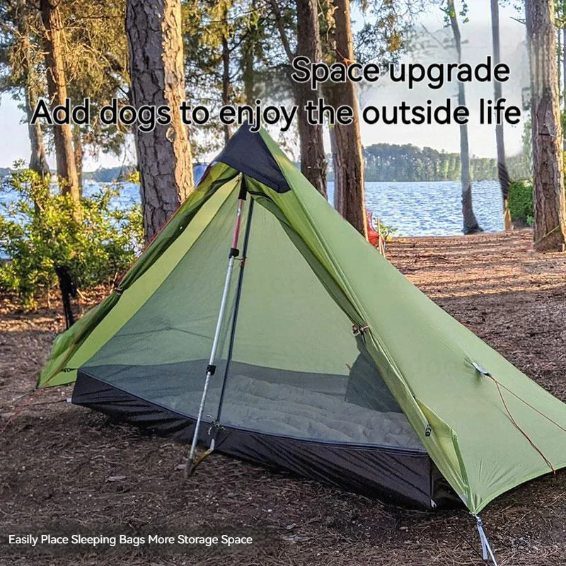 3F UL GEAR LanShan1 PRO Ultralight Waterproof Tent 1 Person Camping 20D Professional Tent 3-4 Season Outdoor Hiking Tipi