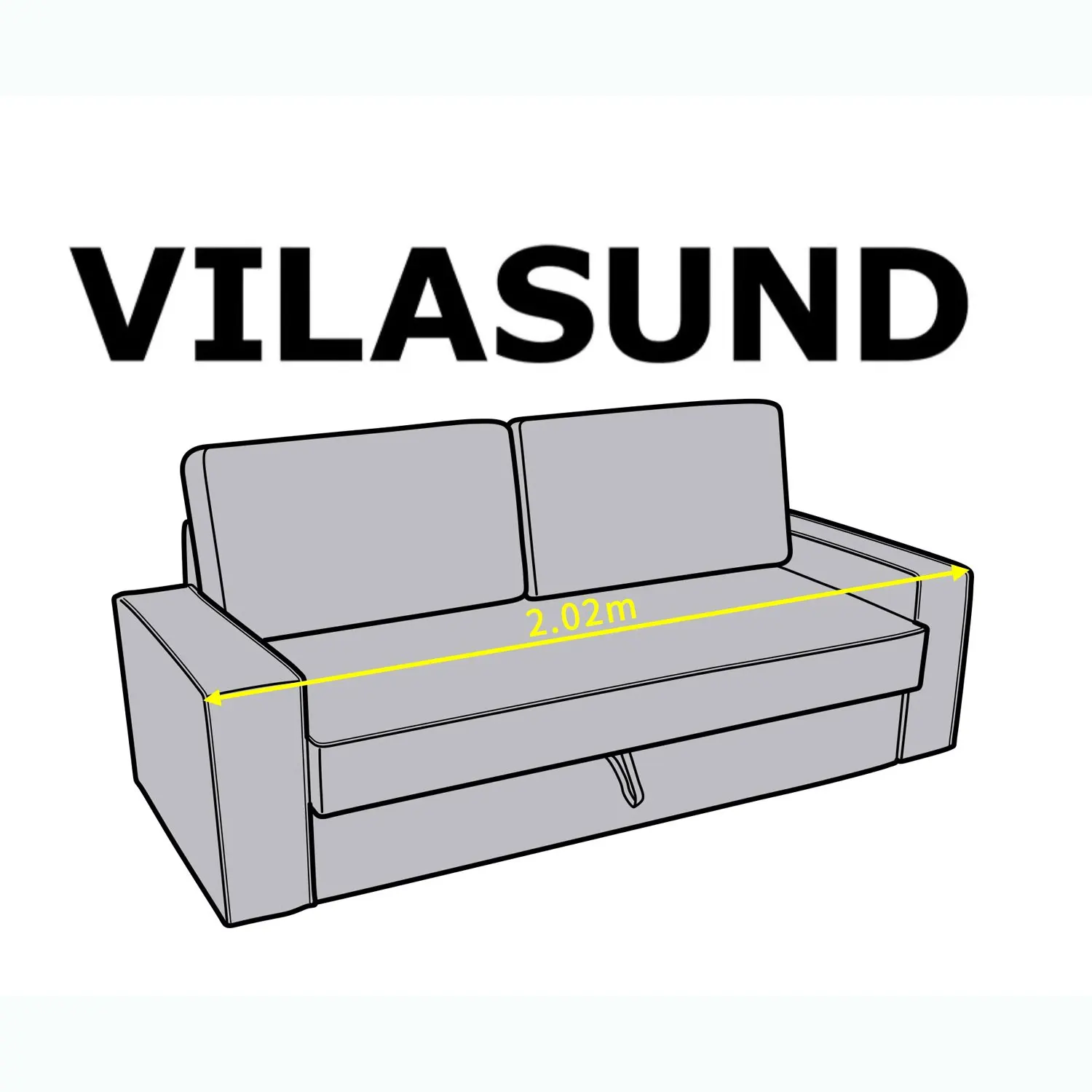 Couch Cover for vilasund sofa 3seat sofa L shape loveseat with chaise, Sofa Slipcovers for Living Room, Overall Style 4