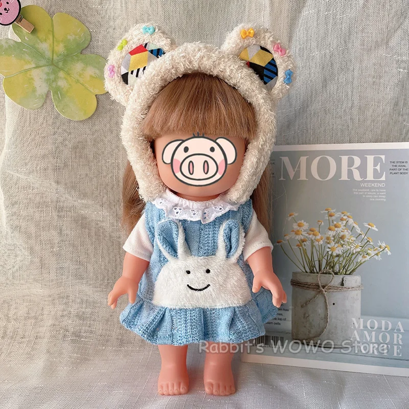 Doll Clothes Accessories for 25cm Mellchan Dolls Fit 1/6 BJD Doll Lovely Set Baby Dress Headwear Christmas Gift barbie doll clothes,doll clothes accessories,doll clothes,doll accessories