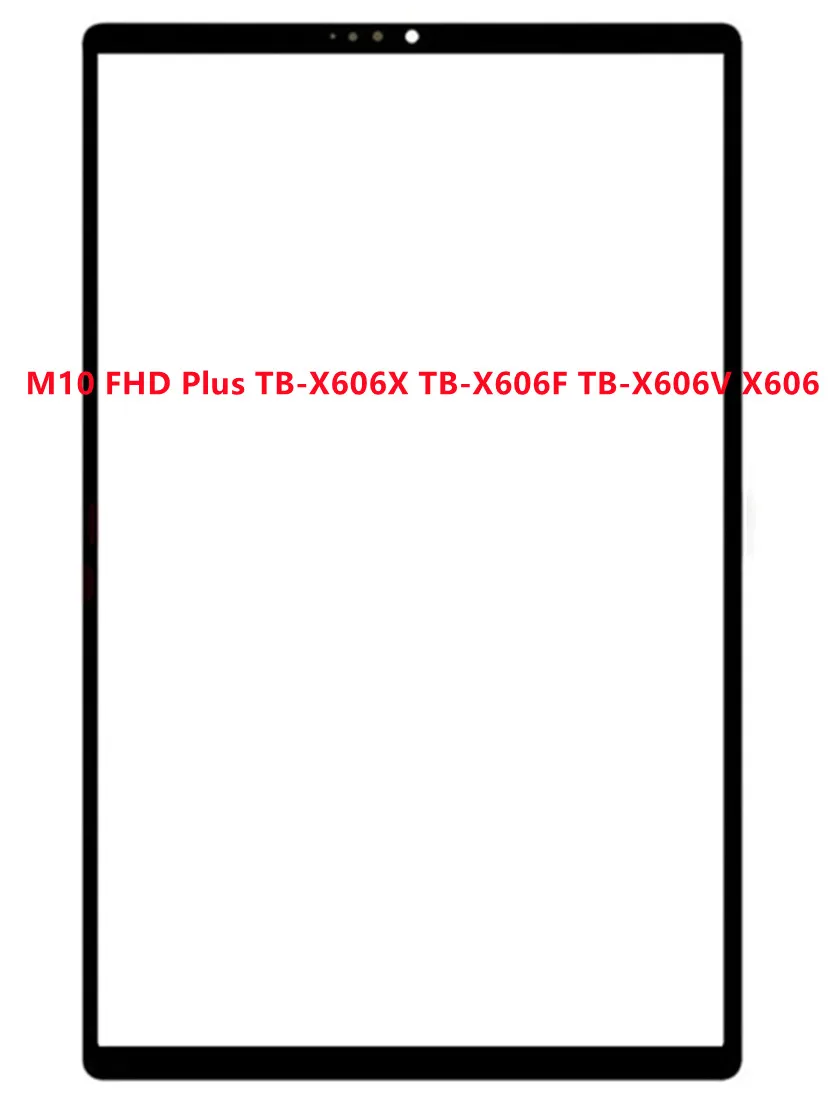 ✣♞ New Original For Lenovo Tab M10 FHD Plus TB-X606X TB-X606F TB-X606V X606  Touch Screen LCD Front Outer Glass Panel Lens With OCA