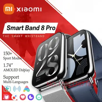 Xiaomi Mi Band 8 Pro Global Version Smart Wristband 10 Color Square 1.74” AMOLED GNSS Blood Oxygen Heart Rate Monitor Smartwatch