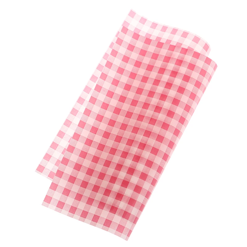 50 Sheets Greaseproof Wax Paper – Multi-Color Oil-Proof Food Wrapping Sheets for Sandwi... - SKU GWP02020 - UGI Packaging