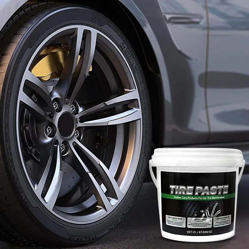 Car Polish And Sealant 2L Car Wax And Tire Polish Wax Enhanced Gloss Long-Lasting Protection Complete Polishing &