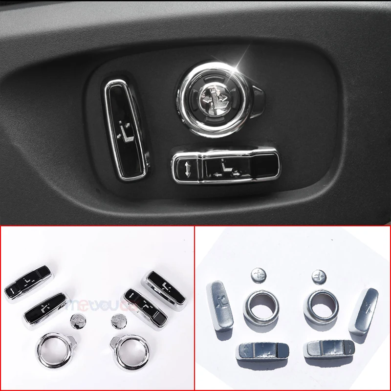 

Car Seat Side Adjustment Button Cover Trim Parts for Land Rover Discovery 5 Range Rover Sport Evoque Vogue Discovery Sport Velar