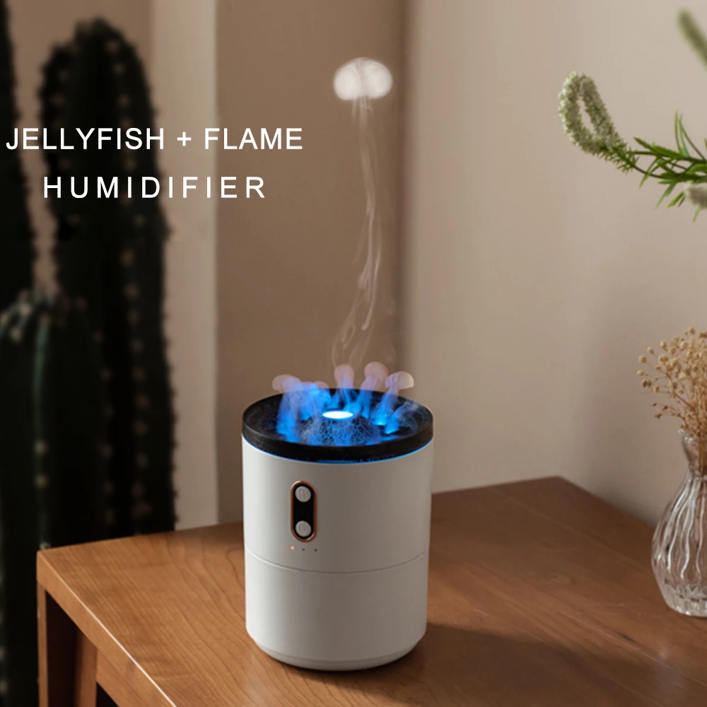 Jellyfish Humidifier Diffuser Aromatherapy Perfume Essential Oil Aroma Diffuser Cool Mist Air Humidifier For Office Bedroom