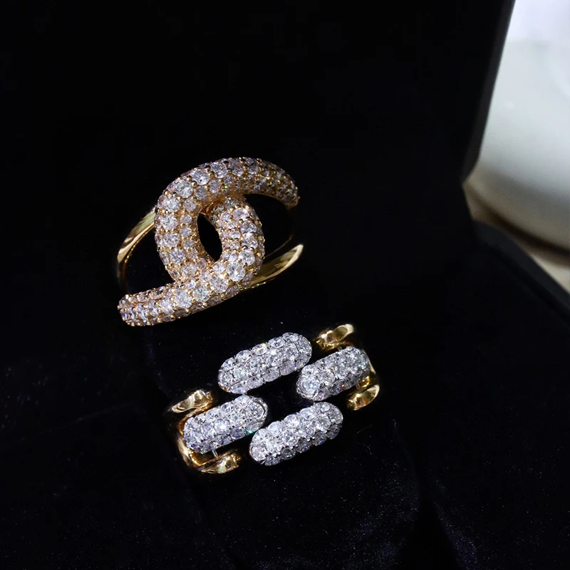 Aazuo Hot Sale Fine Jewelry 18K Yellow Gold Real Diamonds 1.4ct Luxury Letter X Ring Gift for Woman Engagement Party Au750 7 Sa3a948ac24ca4c1d9ae1c30f337371b0L Aazuo Hot Sale Fine Jewelry 18K Yellow Gold Real Diamonds 1.4ct Luxury Letter X Ring Gift for Woman Engagement Party Au750