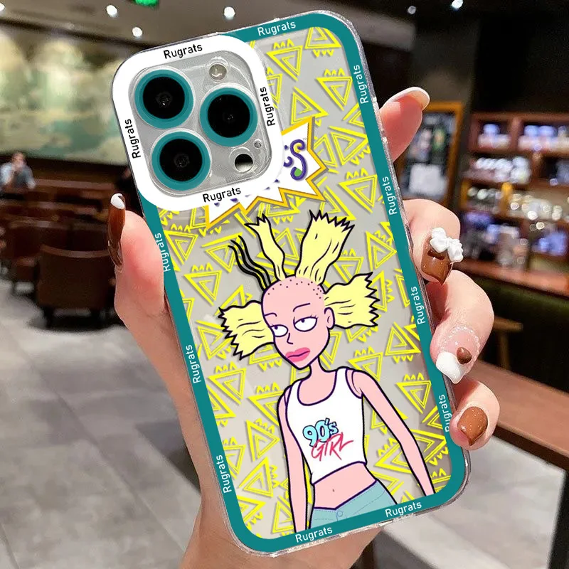 Cartoon Funny Rugrats Design Clear Soft TPU Phone Case