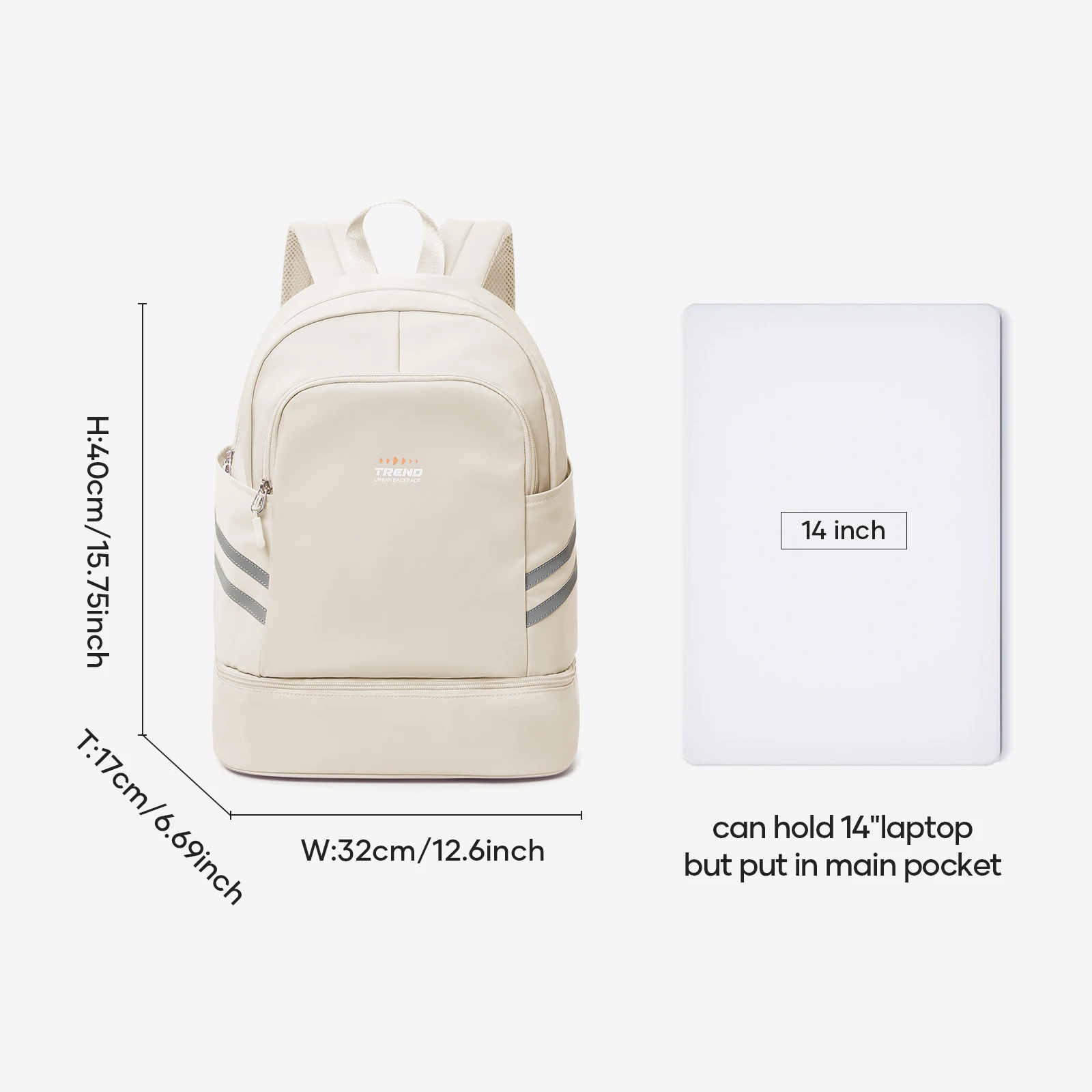 Gym Backpack for Women with Shoes Compartment, Women Travel Backpack Waterproof Sport Backpack Swimming fitness Beach Backpack ﻿