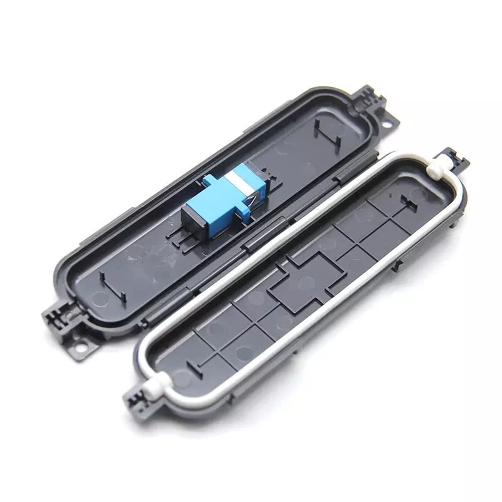 Fiber Optic Protection Box Drop cable waterproof with SC Adapter tube heat shrink tubing