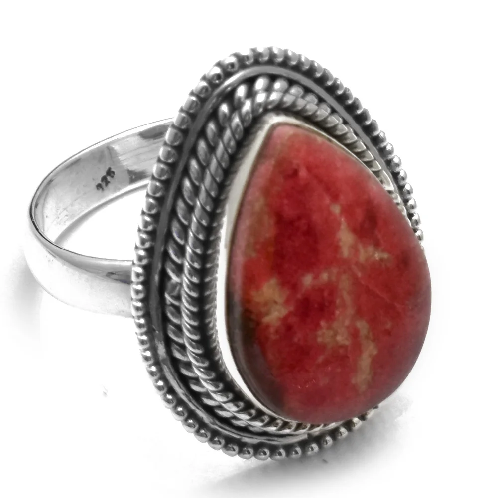 

Оригинальное розовое кольцо THULITE 925 пробы серебро, размер: 7 , AR5569