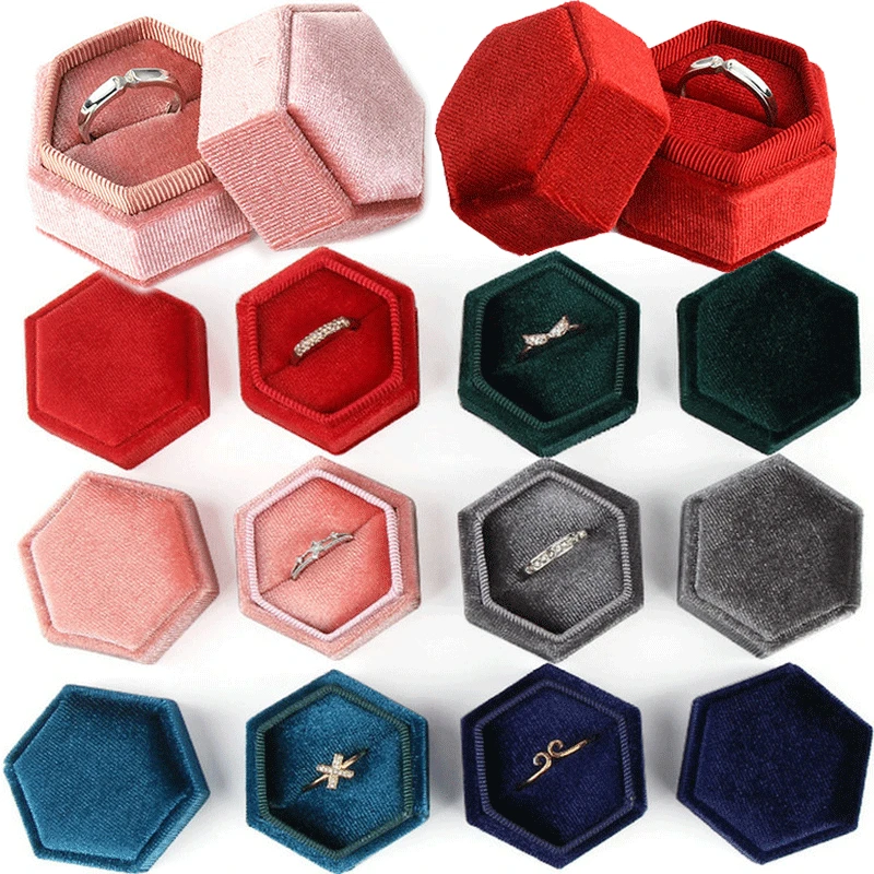 Velvet Leather Ring Boxes Velvet Ring Box 3 Rings Velvet Engagement