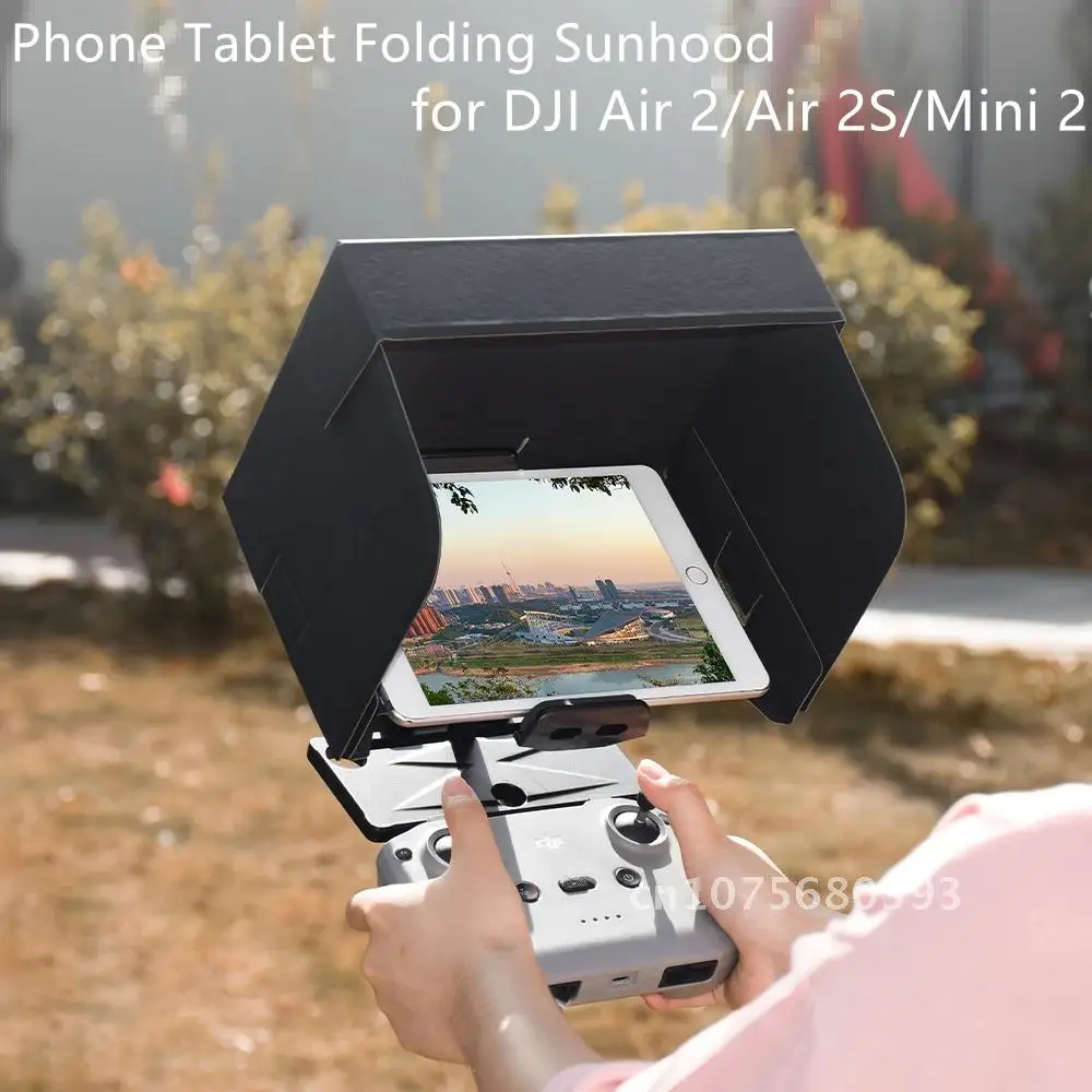 

Remote Control Phone Tablet Holder for DJI MAVIC 3/Air 2/2S/Mini 2/MINI 3 PRO Drone Hood Tablet Folding Sunhood RC Accessory
